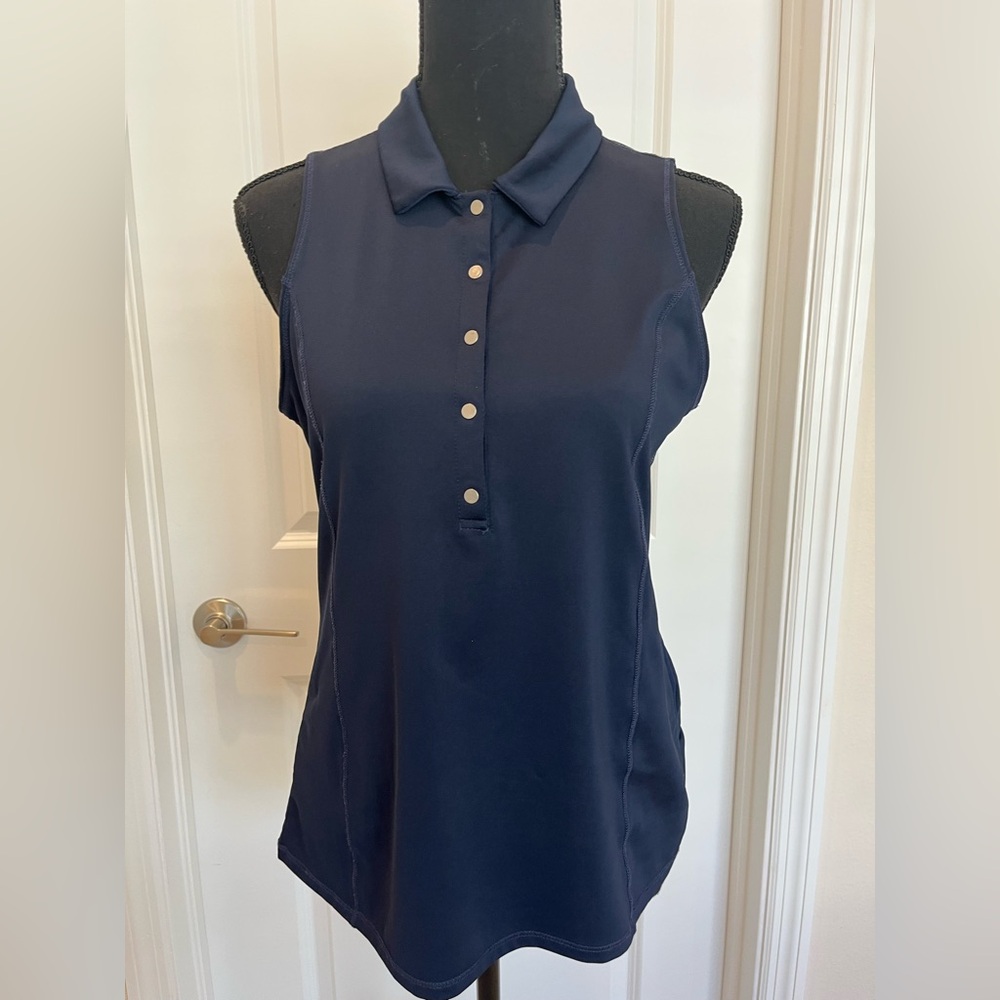 Lucky in Love Navy Sleeveless Top